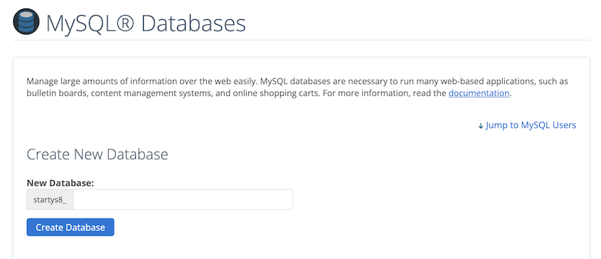Create-MySQL-Database - Duplicator Create MySQL database