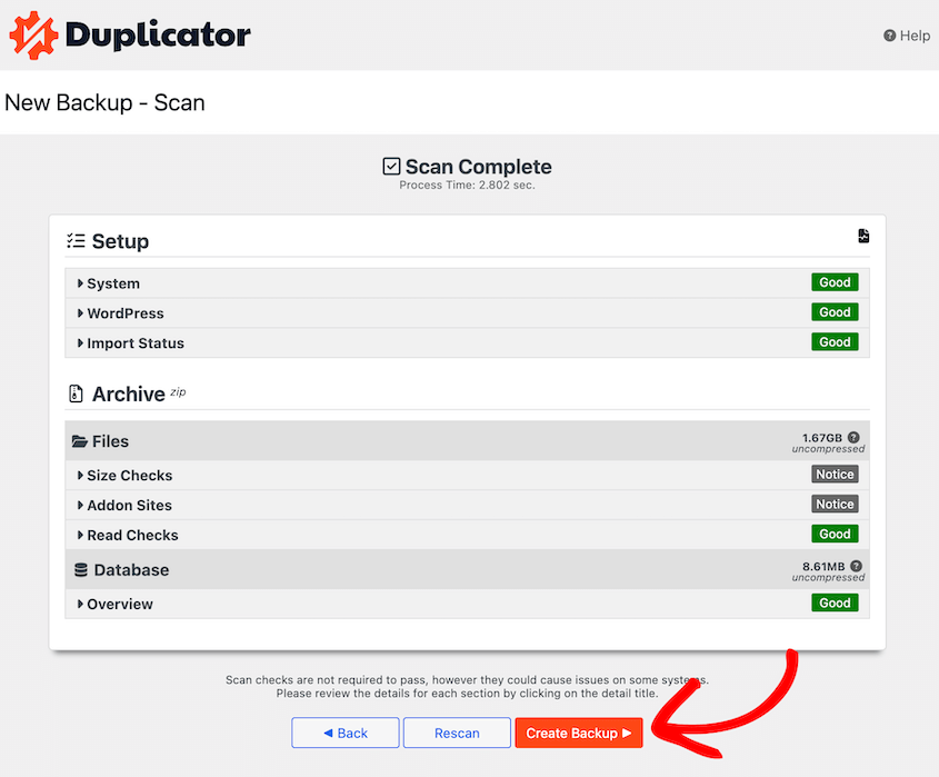 Duplicator-Backup-Scan - Duplicator Duplicator backup scan
